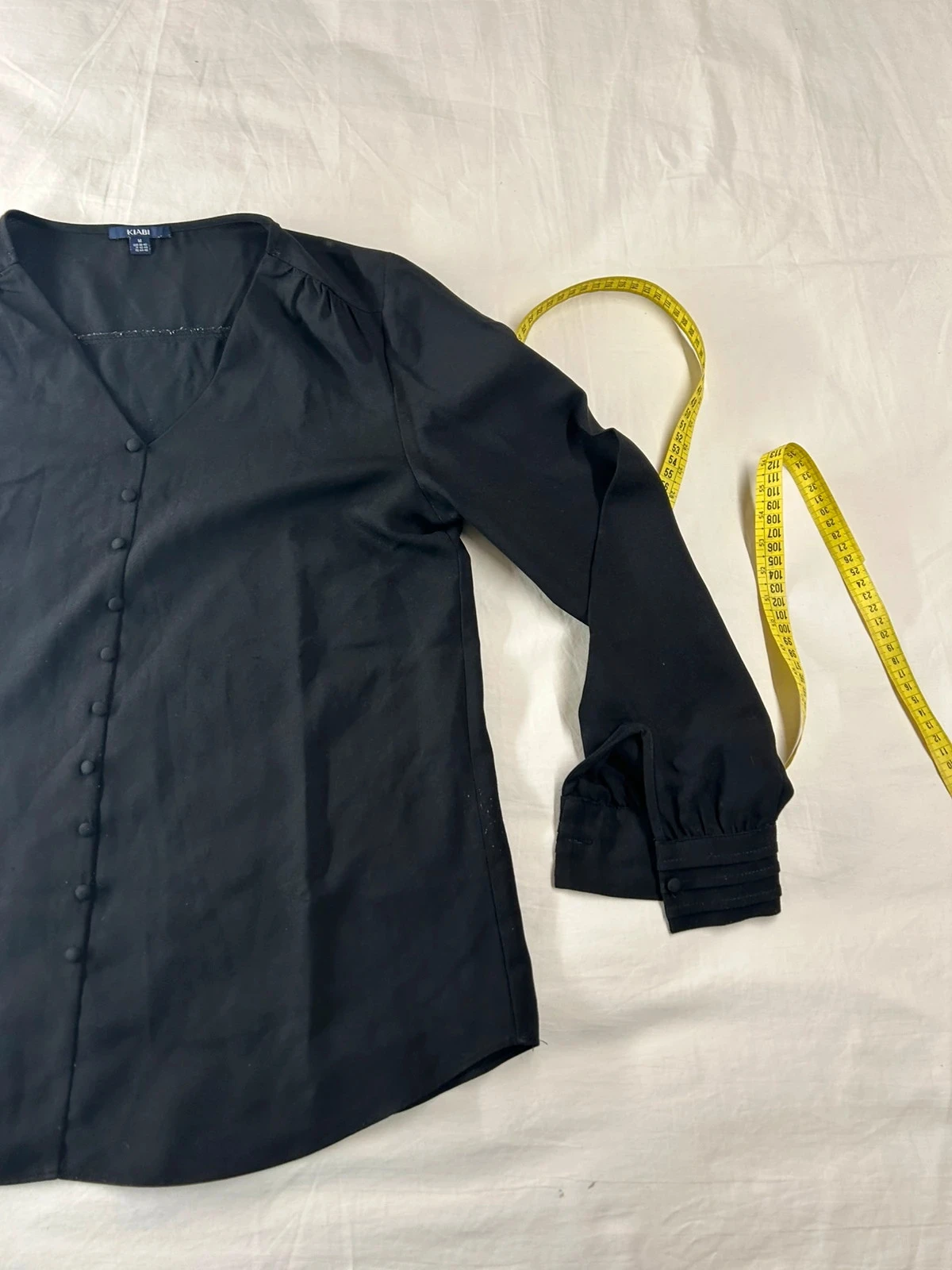 Zwarte lange mouw blouse Kiabi – photo 3